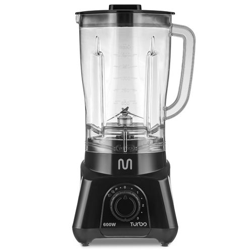Liquidificador Turbo Preto 600w-127v  Multi Home - LQ611