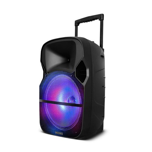 Caixa Amplificadora Multilaser Bluetooth 400W RMS Com Microfone sem Fio Preto – SP331